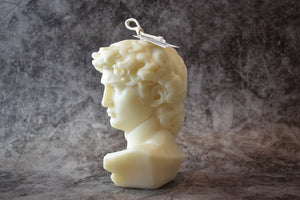 Michelangelo David handmade scented candle