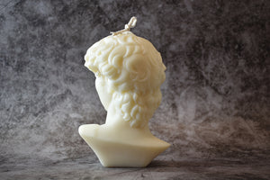 Michelangelo David handmade scented candle