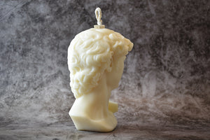 Michelangelo David handmade scented candle