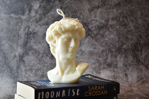 Michelangelo David handmade scented candle