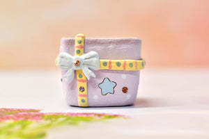 【Doris's collection】Handmade gift box pots - small succulent planter (5.5cm*5cm)