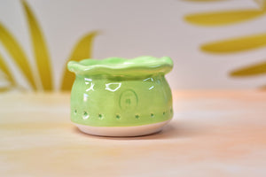 【Doris's collection】Small handmade pots - glaze succulent planter - flower pot