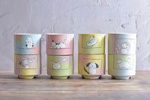 Load image into Gallery viewer, Frosting handpainted animal pots - cute planters (9cm * 7.8)
