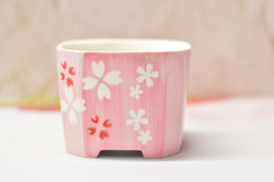 Square pink pots - succulent planter - plant pot (9.5cm*9.5cm*7.5cm)