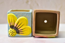 Load image into Gallery viewer, Succulent square pots - flower planter - plant pot (9cm*9cm*9cm)
