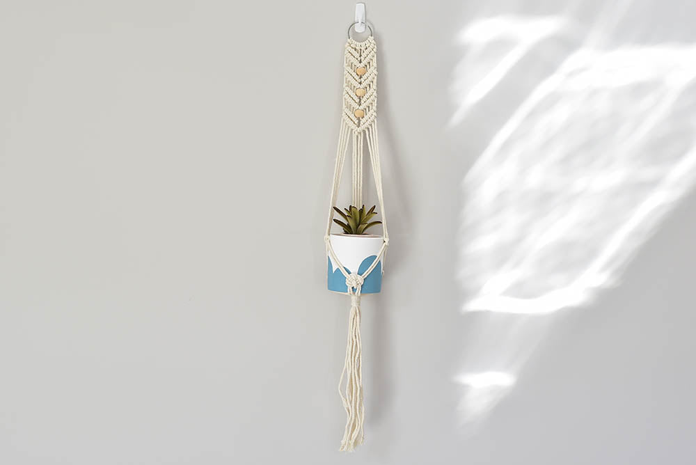 Macrame hanging plant holder (L-100cm)