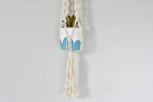 Macrame hanging plant holder (L-80cm)