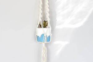 Macrame hanging plant holder (L-80cm)