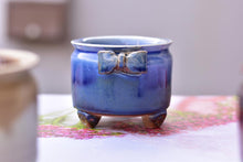 Load image into Gallery viewer, 【Doris&#39;s collection】Bow succulent pot (wood fire) (9cm*8cm)
