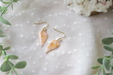 Load image into Gallery viewer, Translucent Gold Marble Polymer Clay Earrings (Resin Cover 5)
