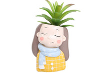 Load image into Gallery viewer, Elegant girl pot - Succulent planter -  home decor
