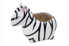 Load image into Gallery viewer, Animal Pots - Zebra Planters - Hippo pots -For Succulent - Made of Resin
