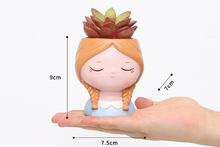 Load image into Gallery viewer, Cartoon Girl Pots - Resin Planters - Cinderella - Snow white - Mermaid
